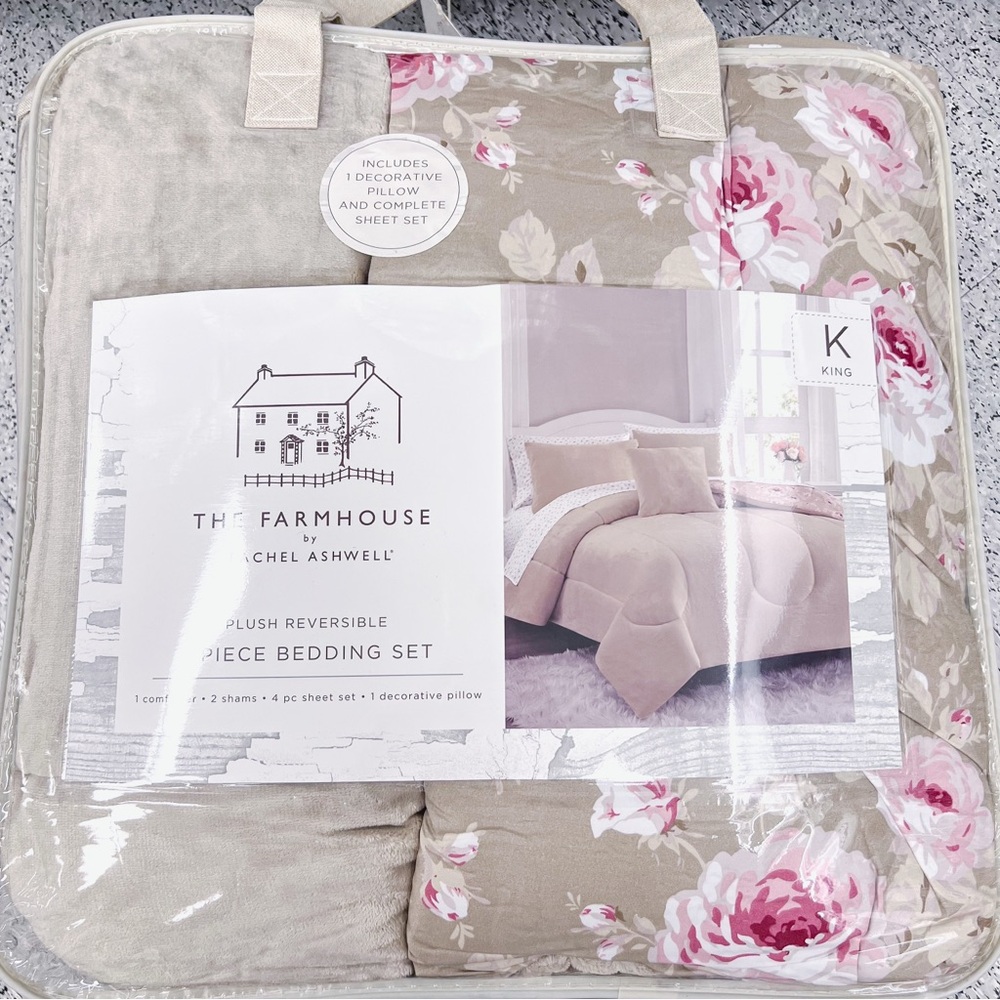 ❌The Farmhouse by Rachel Ashwell Floral Comforter Set - KING ❌
